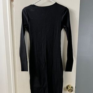 Black long sleeve dress